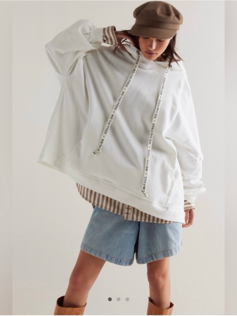 NWT We The Free White Hoodie